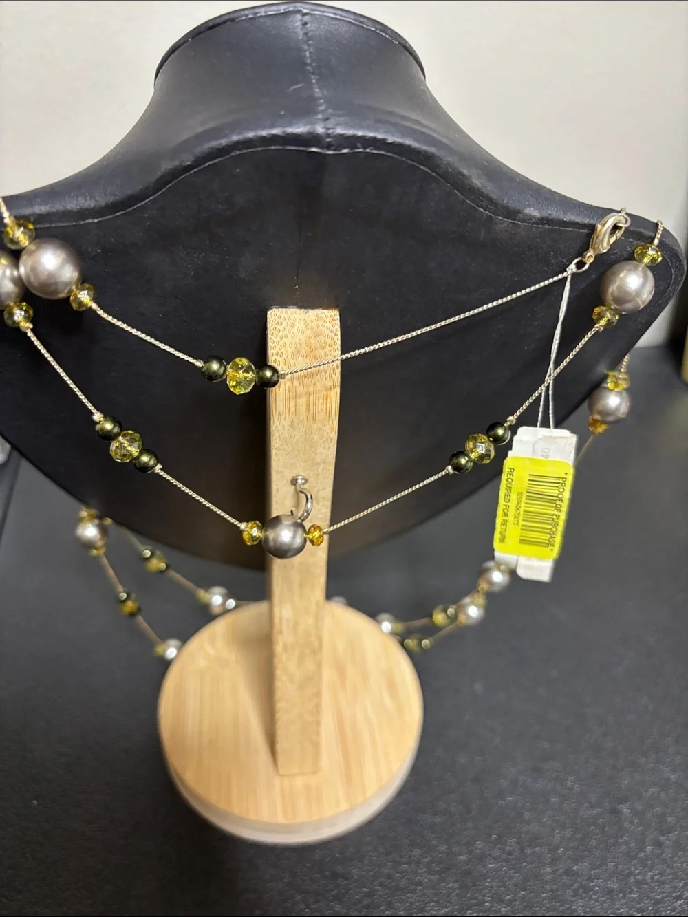 NWT Station Faux Pearl Long Beaded Necklace